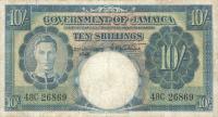 p38d from Jamaica: 10 Shillings from 1948