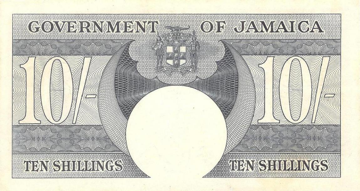 Back of Jamaica p46: 10 Shillings from 1960