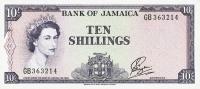 p50 from Jamaica: 10 Shillings from 1961