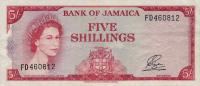 p51Aa from Jamaica: 5 Shillings from 1964