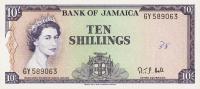 p51Bd from Jamaica: 10 Shillings from 1964