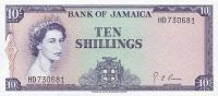 p51Be from Jamaica: 10 Shillings from 1964