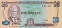p61a from Jamaica: 5 Dollars from 1976