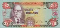 Gallery image for Jamaica p72a: 20 Dollars