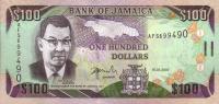 Gallery image for Jamaica p84c: 100 Dollars
