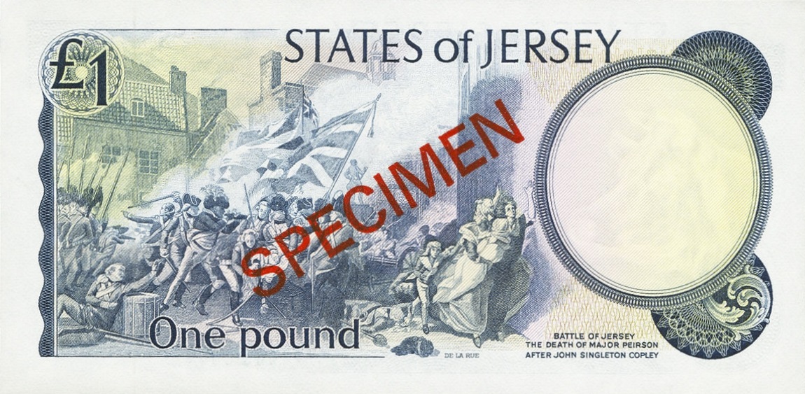 Back of Jersey p11s: 1 Pound from 1976