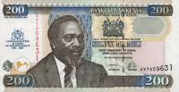 p46 from Kenya: 200 Shillings from 2003