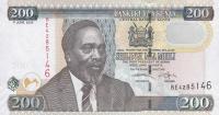 p49a from Kenya: 200 Shillings from 2005