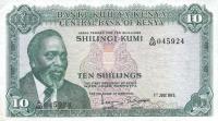 p7d from Kenya: 10 Shillings from 1973