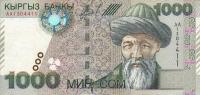 p18 from Kyrgyzstan: 1000 Som from 2000