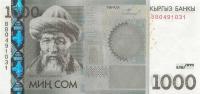 p29a from Kyrgyzstan: 1000 Som from 2010