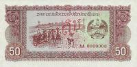 p29s from Laos: 50 Kip from 1979