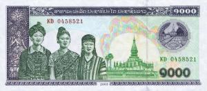 Gallery image for Laos p32Ab: 1000 Kip from 2003