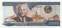 Gallery image for Laos p33s: 2000 Kip