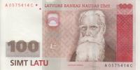 Gallery image for Latvia p57a: 100 Latu