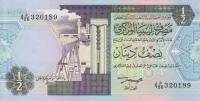 p58b from Libya: 0.5 Dinar from 1991