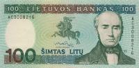 Gallery image for Lithuania p50a: 100 Litu