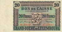 p35 from Luxembourg: 20 Francs from 1914