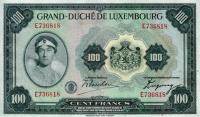 Gallery image for Luxembourg p39a: 100 Francs