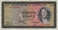 Gallery image for Luxembourg p51a: 50 Francs