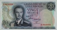 Gallery image for Luxembourg p54b: 20 Francs