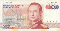 Gallery image for Luxembourg p57a: 100 Francs