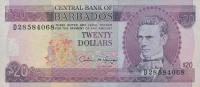 p44 from Barbados: 20 Dollars from 1993