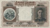 p6s from Barbados: 100 Dollars from 1943