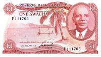 p10c from Malawi: 1 Kwacha from 1975
