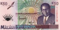 p33a from Malawi: 50 Kwacha from 1995