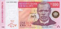 Gallery image for Malawi p40a: 100 Kwacha