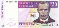 p52b from Malawi: 20 Kwacha from 2006