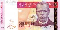 p54b from Malawi: 100 Kwacha from 2009