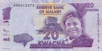 Gallery image for Malawi p57b: 20 Kwacha