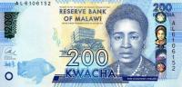 p60c from Malawi: 200 Kwacha from 2016