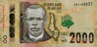 Gallery image for Malawi p69a: 2000 Kwacha