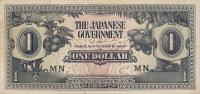 pM5b from Malaya: 1 Dollar from 1942