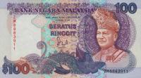 p32 from Malaysia: 100 Ringgit from 1989