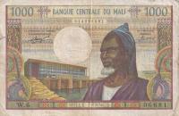 p13a from Mali: 1000 Francs from 1970