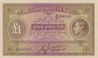 p20b from Malta: 1 Pound from 1940