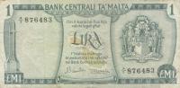 Gallery image for Malta p31c: 1 Lira