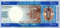 p20 from Mauritania: 2000 Ouguiya from 2011