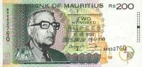 p45 from Mauritius: 200 Rupees from 1998