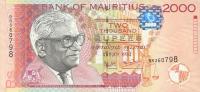 p55 from Mauritius: 2000 Rupees from 1999