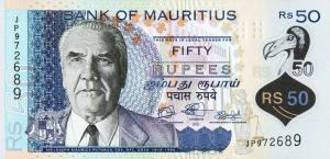 p65b from Mauritius: 50 Rupees from 2021