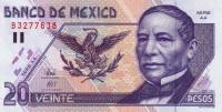 Gallery image for Mexico p106b: 20 Pesos