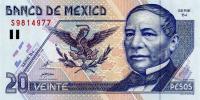 Gallery image for Mexico p106d: 20 Pesos