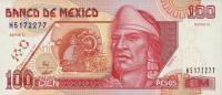 p108a from Mexico: 100 Pesos from 1994