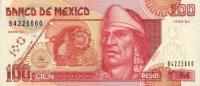 p108c from Mexico: 100 Pesos from 1998