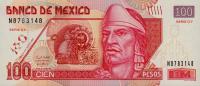 Gallery image for Mexico p118j: 100 Pesos